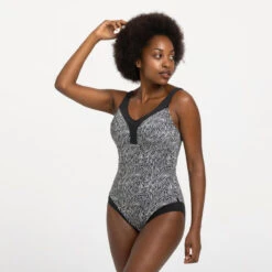 Maillot De Bain 1 Pièce Femme Clara Zeb Noir