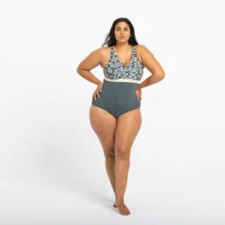 Maillot De Bain 1 Pièce Femme Mia Palm Beige Kaki. Bonnet D/E -Équipement De Natation Boutique maillot de bain 1 piece femme mia palm beige kaki bonnet de 3