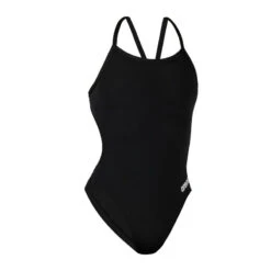 Maillot De Bain 1 Pièce Natation Femme ARENA NEW SOLID Noir -Équipement De Natation Boutique maillot de bain 1 piece natation femme arena new solid noir 3