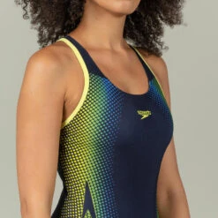 Maillot De Bain 1 Pièce Natation Femme SPEEDO FLYBACK DIGI Bleu Foncé -Équipement De Natation Boutique maillot de bain 1 piece natation femme speedo flyback digi bleu fonce 5