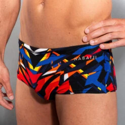 MAILLOT DE BAIN NATATION HOMME BANDEAU LARGE 900 KAL ROUGE -Équipement De Natation Boutique maillot de bain natation homme bandeau large 900 kal rouge 4