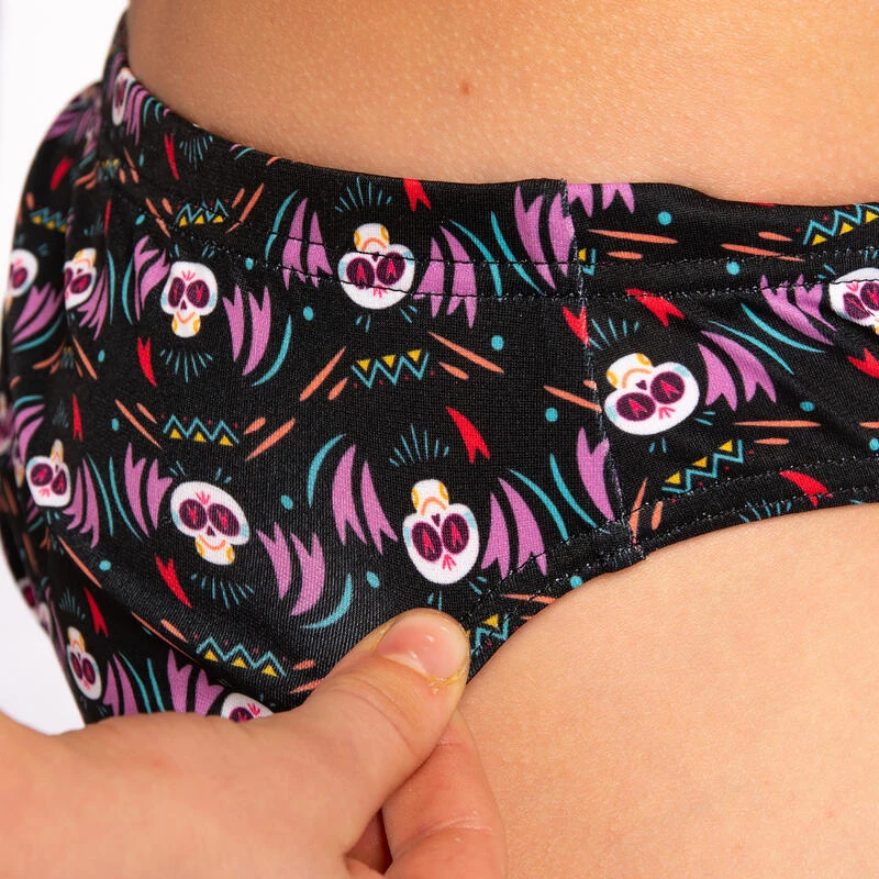 Maillot De Bain Slip Enfant ARENA SKULL Noir 4 Maillot De Bain Slip Enfant ARENA SKULL Noir – Image 4