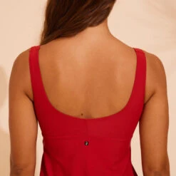 Maillot De Bain Tankini Aquagym Femme Lily Rouge -Équipement De Natation Boutique maillot de bain tankini aquagym femme lily rouge 6