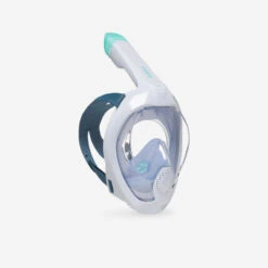 Masque Easybreath De Surface Valve Acoustique Adulte - 540 Freetalk Bleu Artique