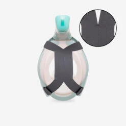 Masque Easybreath+ De Surface Valve Acoustique Adulte - 540 Kaki Clair Rose -Équipement De Natation Boutique masque easybreath de surface valve acoustique adulte 540 kaki clair rose 3