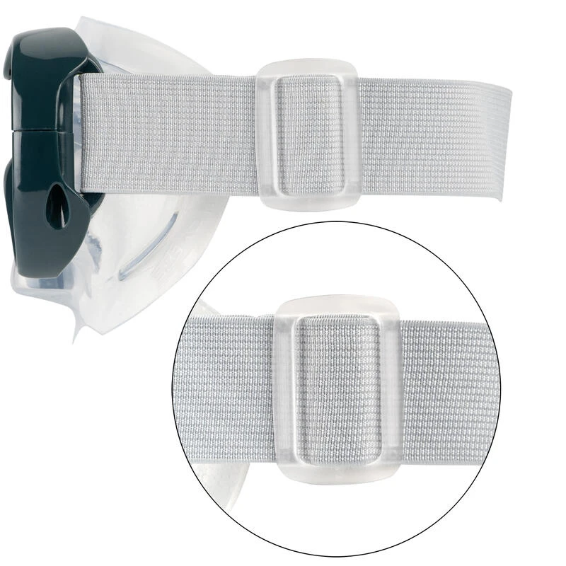 Masque Plongée Enfant - 100 Gris Perle 7 Masque Plongée Enfant - 100 Gris Perle – Image 7