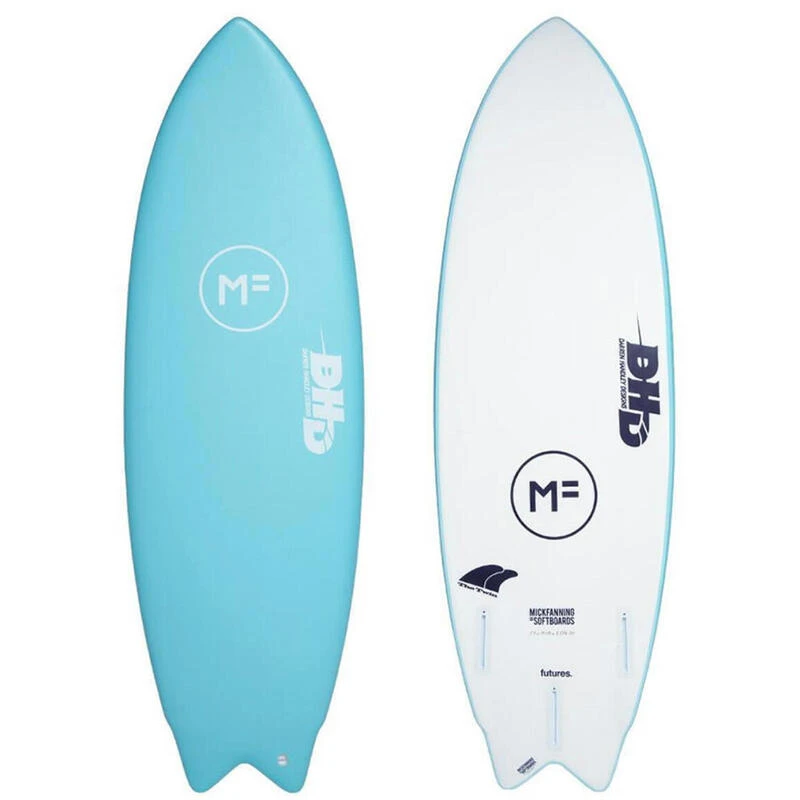 MF X DHD Twin 5’8 Softboard- Blue 1 MF X DHD Twin 5’8 Softboard- Blue