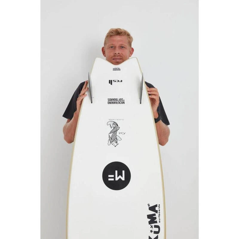 MF X Kuma Fish 5’6 Softboard- Soy 3 MF X Kuma Fish 5’6 Softboard- Soy – Image 3
