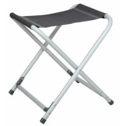 MIDLAND Tabouret Pliant Aluminium Poz Ultra Compact Gris Camping Car