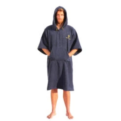 Pacifique Sud | Poncho Surf | Blue | 100% Coton | Unisexe | Avec Manches -Équipement De Natation Boutique pacifique sud poncho surf blue 100 coton unisexe avec manches 3