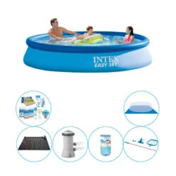 Pack De Piscine - 7 Pièces - Intex Easy Set Ronde 366x76 Cm