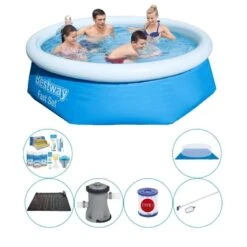 Pack De Piscine - Bestway Fast Set 244x66 Cm