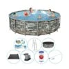 Pack De Piscine - Bestway Power Steel Ronde 488x122 Cm