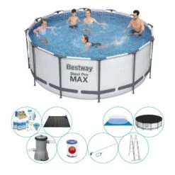 Pack De Piscine - Bestway Steel Pro MAX Ronde 366x122 Cm
