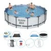 Pack De Piscine - Bestway Steel Pro MAX Ronde 457x107 Cm