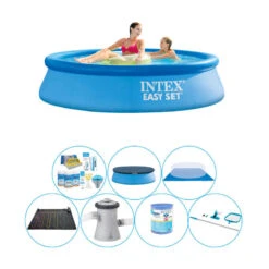 Pack De Piscine - Intex Easy Set Ronde 244x61 Cm