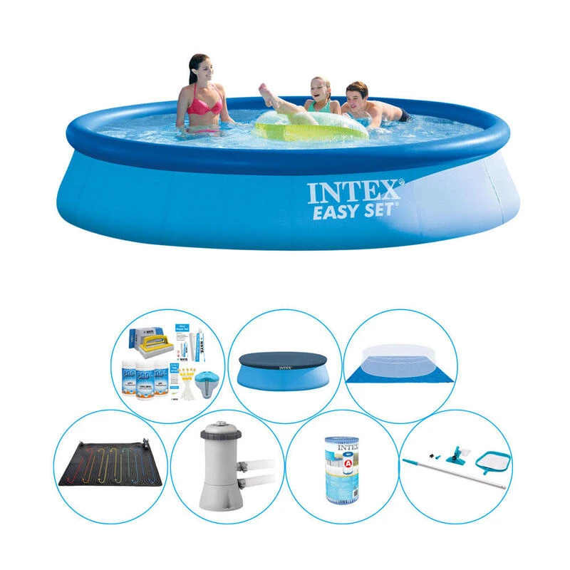 Pack De Piscine - Intex Easy Set Ronde 396x84 Cm 1 Pack De Piscine - Intex Easy Set Ronde 396x84 Cm