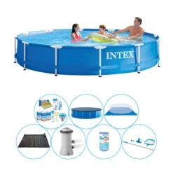Pack De Piscine - Intex Metal Frame Ronde 366x76 Cm