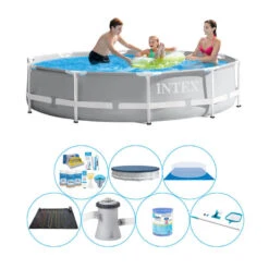Pack De Piscine - Intex Prism Frame Ronde 305x76 Cm