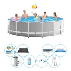 Pack De Piscine - Intex Prism Frame Ronde 457x122 Cm