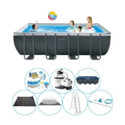 Pack De Piscine - Intex Ultra XTR Frame Rectangulaire 549x274x132 Cm