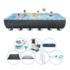 Pack De Piscine - Intex Ultra XTR Frame Rectangulaire 732x366x132 Cm