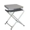 PACK MIDLAND Tabouret Pliant Aluminium Poz Ultra Compact + Plateau Gris