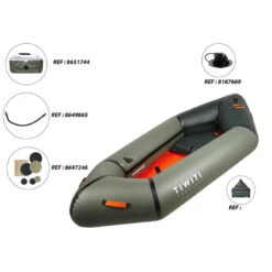 Packraft 100 Kayak Gonflable Rivière TPU 1 Place - PR100 -Équipement De Natation Boutique packraft 100 kayak gonflable riviere tpu 1 place pr100 6