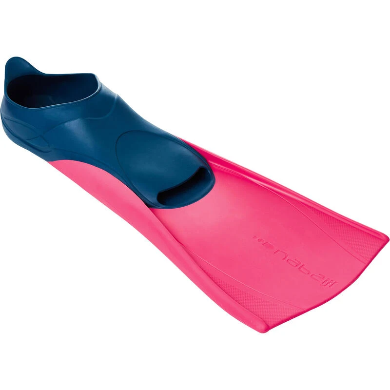 Palmes De Natation Trainfins 500 Bleu Rose 1 Palmes De Natation Trainfins 500 Bleu Rose