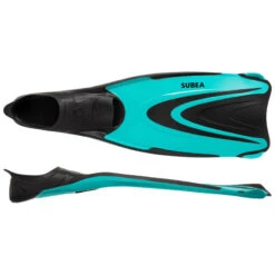 Palmes Plongée - FF 500 Soft Turquoise Fluo -Équipement De Natation Boutique palmes plongee ff 500 soft turquoise fluo 2