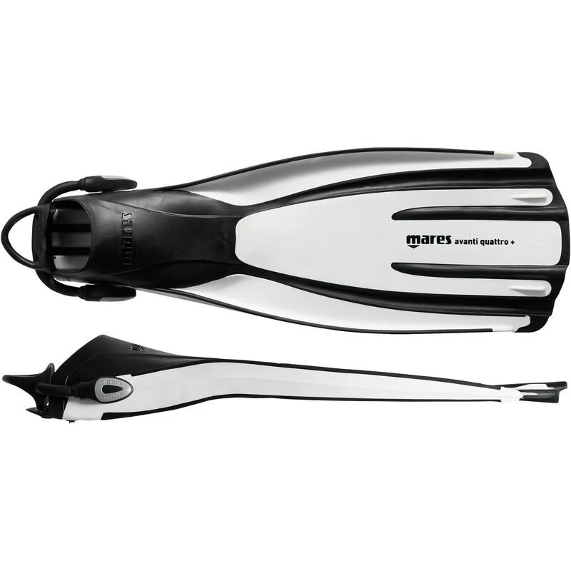 Palmes Plongée Réglables MARES - AVANTI QUATTRO + Blanc 2 Palmes Plongée Réglables MARES - AVANTI QUATTRO + Blanc – Image 2