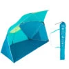 Decathlon Parasol Abri Plage Solaire Iwiko 180 Bleu Jaune UPF50+ 3 Places