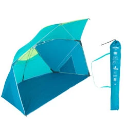 Decathlon Parasol Abri Plage Solaire Iwiko 180 Bleu Jaune UPF50+ 3 Places -Équipement De Natation Boutique parasol abri plage solaire iwiko 180 bleu jaune upf50 3 places 4
