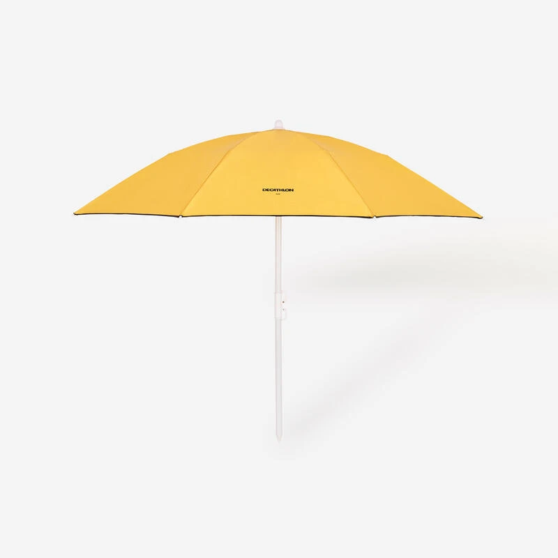 Decathlon Parasol De Plage Compact 2 Places UPF 50+ - Paruv 160 Ocre Jaune 8 Decathlon Parasol De Plage Compact 2 Places UPF 50+ - Paruv 160 Ocre Jaune – Image 8