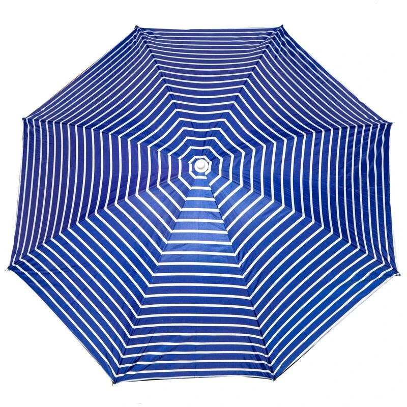 Parasol Rayé Bleu Blanc 1 Parasol Rayé Bleu Blanc