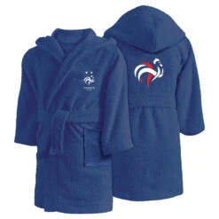 Peignoir De Bain Enfant 100% Coton Equipe De France De Football 11 Peignoir De Bain Enfant 100% Coton Equipe De France De Football -Équipement De Natation Boutique peignoir de bain enfant 100 coton equipe de france de football 5