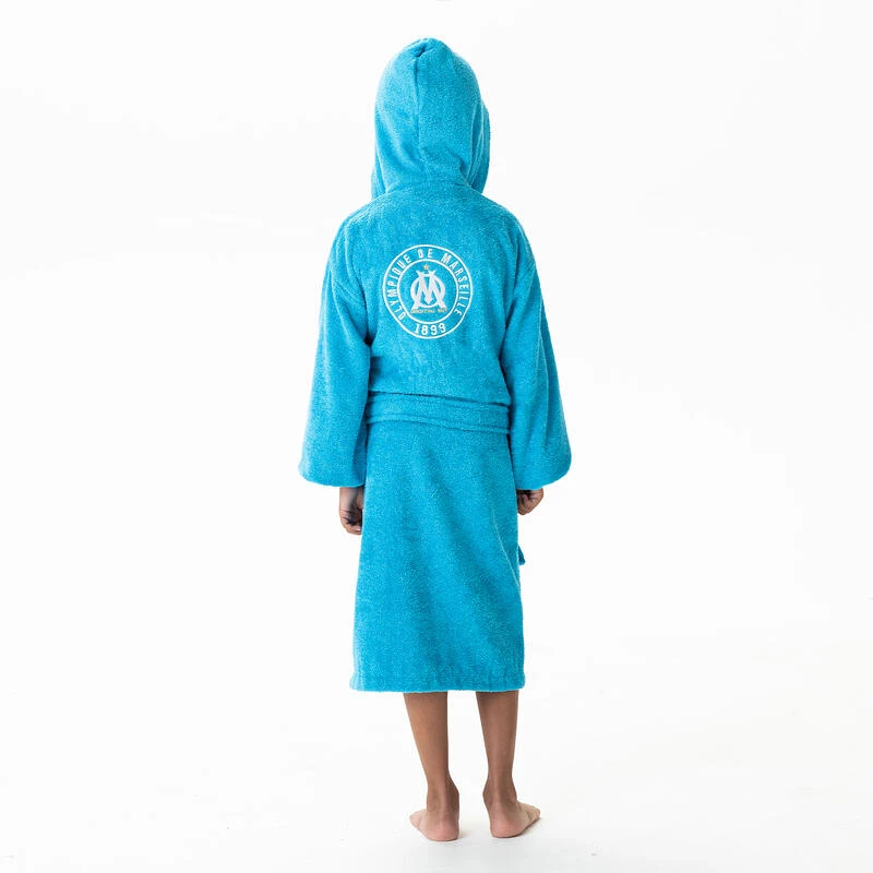 Peignoir De Bain Enfant 100% Coton Football Marseille - 1899 2 Peignoir De Bain Enfant 100% Coton Football Marseille - 1899 – Image 2