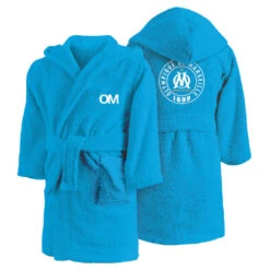 Peignoir De Bain Enfant 100% Coton Football Marseille - 1899 11 Peignoir De Bain Enfant 100% Coton Football Marseille - 1899 -Équipement De Natation Boutique peignoir de bain enfant 100 coton football marseille 1899 5
