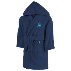 Peignoir De Bain Enfant 100% Coton Football Marseille - Ruban -Équipement De Natation Boutique peignoir de bain enfant 100 coton football marseille ruban 4