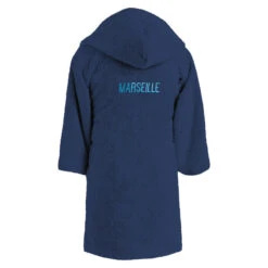Peignoir De Bain Enfant 100% Coton Football Marseille - Ruban -Équipement De Natation Boutique peignoir de bain enfant 100 coton football marseille ruban 5