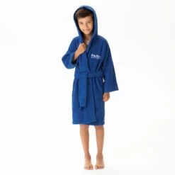 Peignoir De Bain Enfant 100% Coton Football Paris - Magique