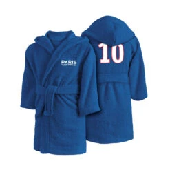 Peignoir De Bain Enfant 100% Coton Football Paris - Magique -Équipement De Natation Boutique peignoir de bain enfant 100 coton football paris magique 3
