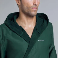 PEIGNOIR DE BAIN HOMME COMPACT VERT KAKI 11 PEIGNOIR DE BAIN HOMME COMPACT VERT KAKI -Équipement De Natation Boutique peignoir de bain homme compact vert kaki 4