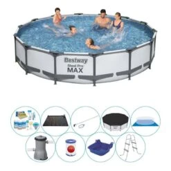 Piscine Avec Accessoires - Bestway Steel Pro MAX - 427x84 Cm