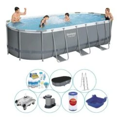 Piscine Avec Des Accessoires - Bestway Power Steel 548x274x122 Cm
