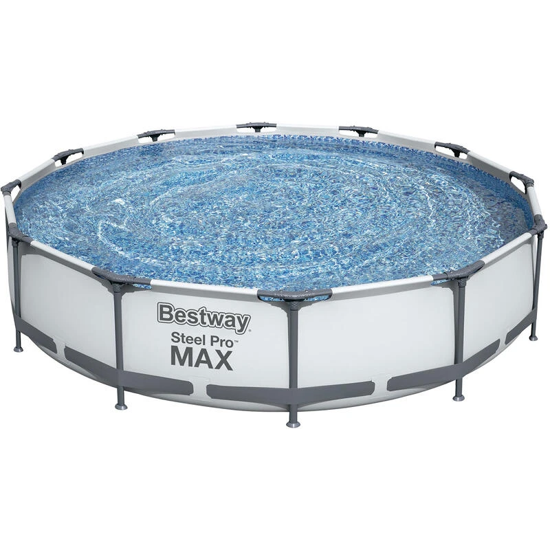 Piscine Bestway Steel Pro Max + Pompe à Filtre 366 Cm 1 Piscine Bestway Steel Pro Max + Pompe à Filtre 366 Cm