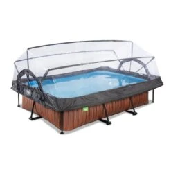 EXIT TOYS Piscine Couverte 300x200x65cm Avec Pompe Filtrante