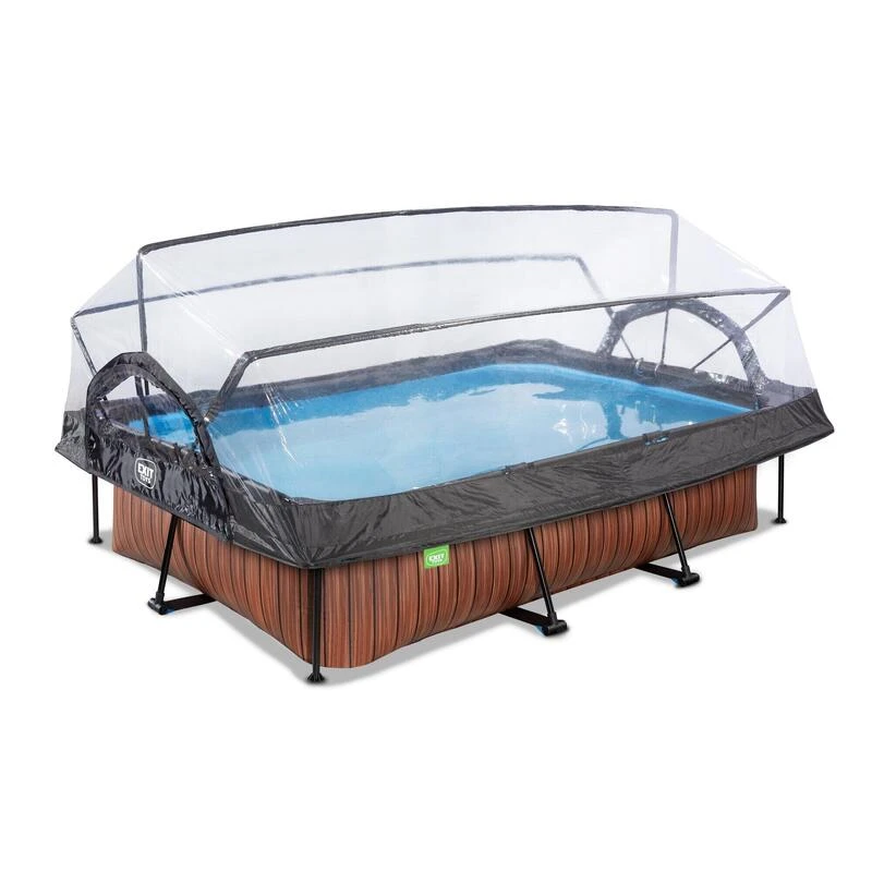EXIT TOYS Piscine Couverte 300x200x65cm Avec Pompe Filtrante 1 EXIT TOYS Piscine Couverte 300x200x65cm Avec Pompe Filtrante
