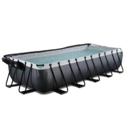 EXIT TOYS Piscine Couverte 540x250x100cm Avec Pompe Filtrante à Sable Et &agra -Équipement De Natation Boutique piscine couverte 540x250x100cm avec pompe filtrante a sable et and agra 2
