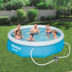 Bestway Piscine Gonflable Autoportante Bleue – Diamant 300 X 76 Cm - Hors Sol 7 Bestway Piscine Gonflable Autoportante Bleue – Diamant 300 X 76 Cm - Hors Sol -Équipement De Natation Boutique piscine gonflable autoportante bleue diamant 300 x 76 cm hors sol 2